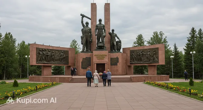 Monument to the Memory of Kuzbass Miners