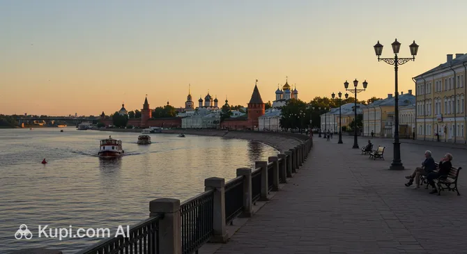 Volga River Embankment