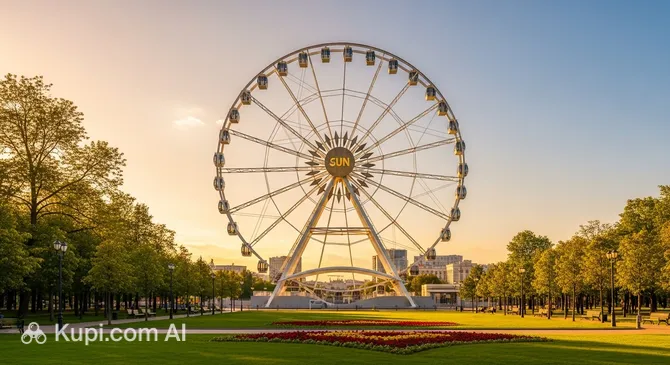 Moscow Sun Ferris Wheel