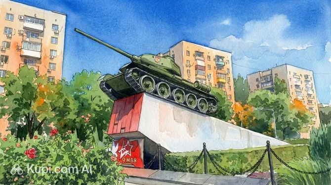 T-34-85 Tank Monument
