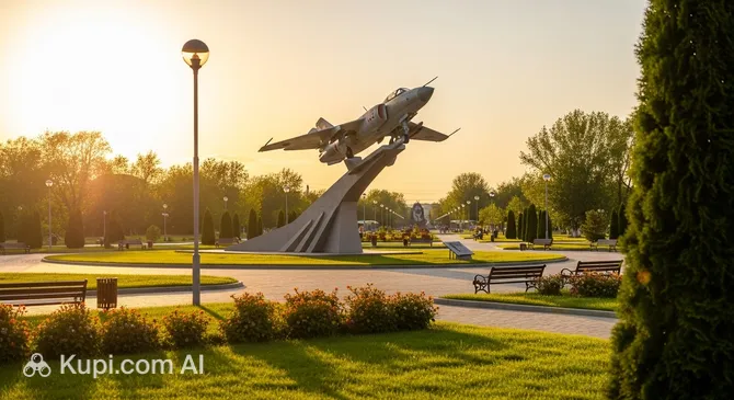 Monument to Yak-38 in Victory Park