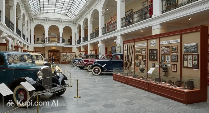 Museum of the History of Krasnodar Region, Tea and Vintage Cars