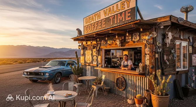 Death Valley Coffee Time