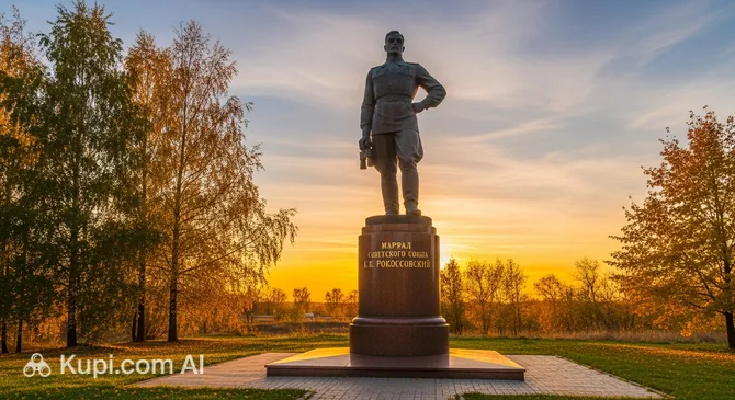 Monument to Marshal Rokossovsky