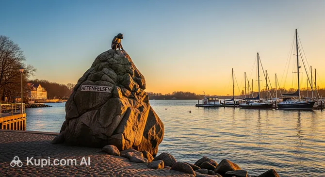 Affenfelsen at the Museum Harbour