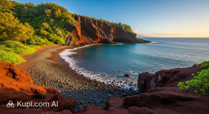 Kaihalulu Red Sand Beach