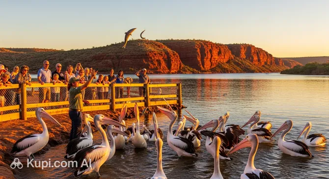 Kalbarri Pelican Feeding