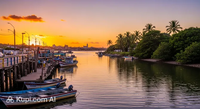 Rio Doce River Port Pier