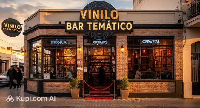 Vinilo Themed Bar