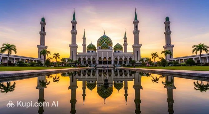 Great Baitul Makmur Mosque Meulaboh