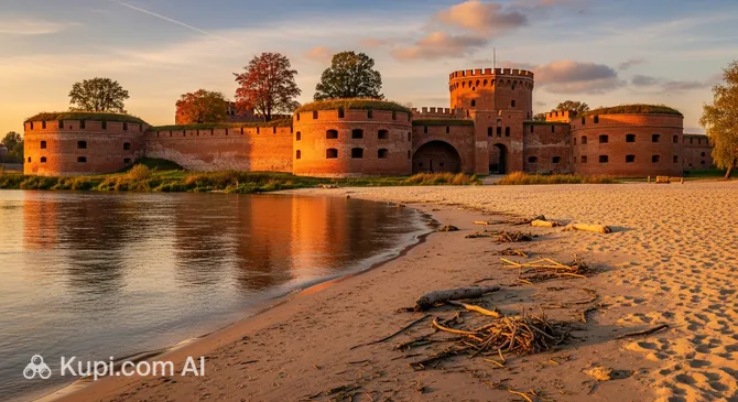 Beach Modlin Fortress