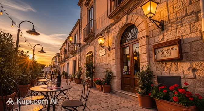 Singapore Sling Wine Bar