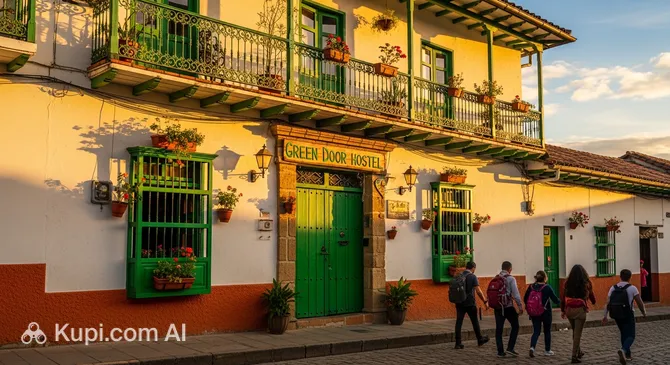 Green Door Hostel Bar