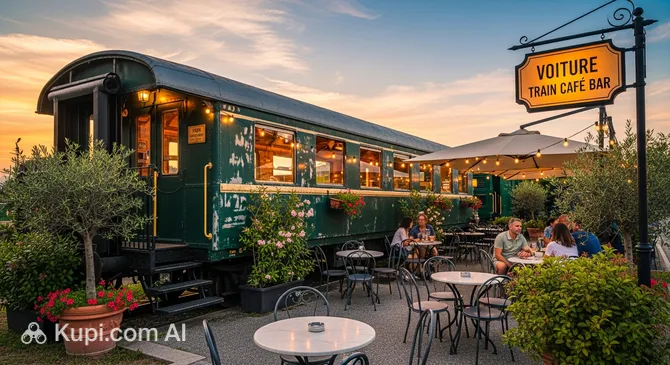 Voiture Train Café Bar