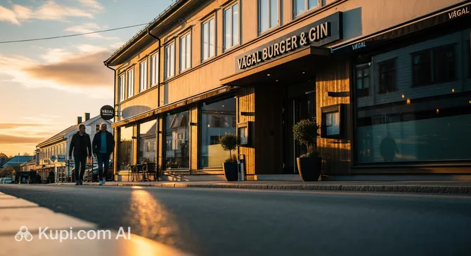 Vågal Burger and Gin