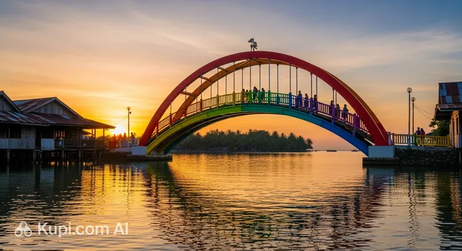 Kampung Bugis Rainbow Circle Bridge