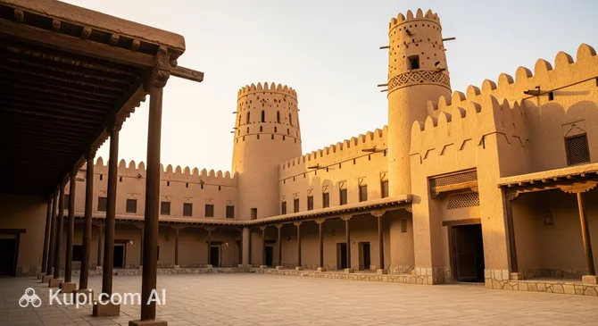 Al Masmak Fort Courtyard