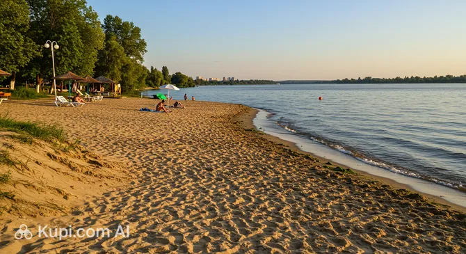 Monastyrskyi Island Beach