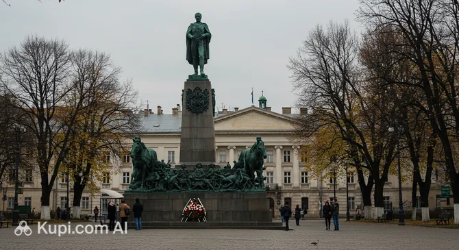 Mykhailo Hrushevskyi Monument