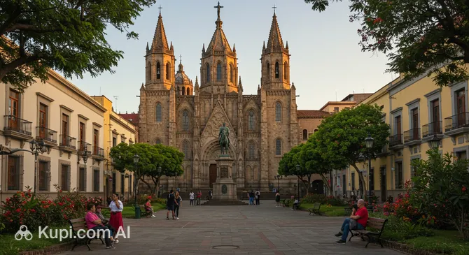 Bolívar Square of Barcelona